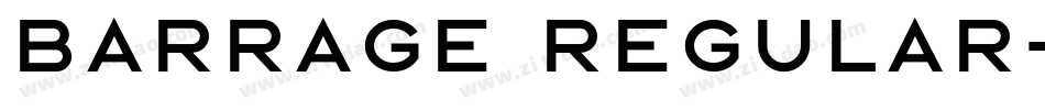 BARRAGE Regular字体转换